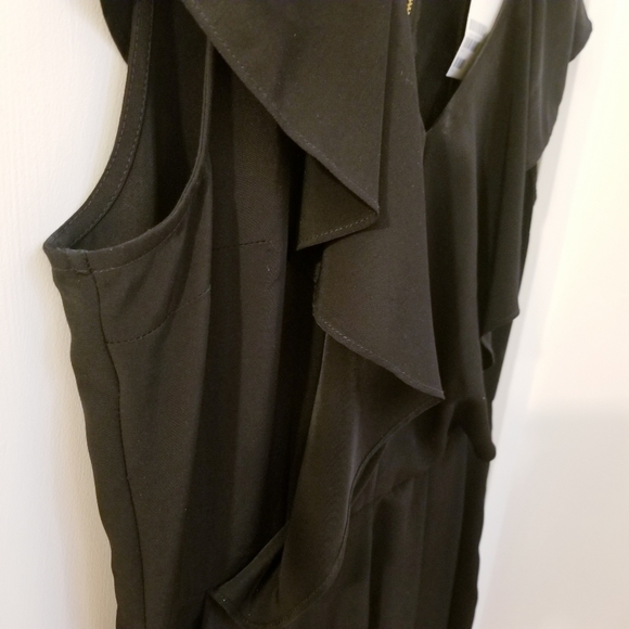 NWT H&M Black Gold Romper Dress Shorts - Picture 6 of 7